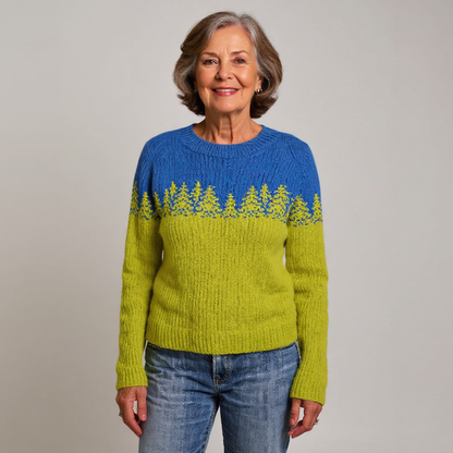 Charlotte | Vintage Islandzki Sweter Wełniany