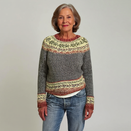 Emma | Vintage Islandzki Sweter Wełniany