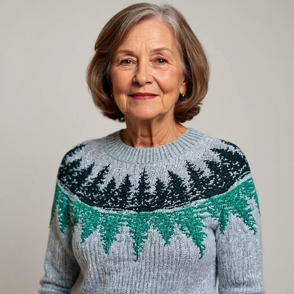 Hannah | Vintage Islandzki Sweter Wełniany