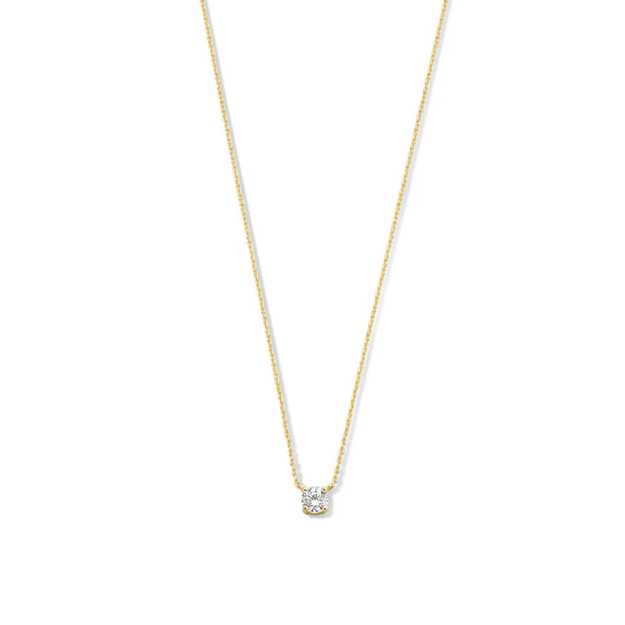 Ysavienna | Naszyjnik z moissanitem 14k Złoto