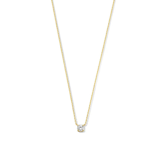 Ysavienna | Naszyjnik z moissanitem 14k Złoto