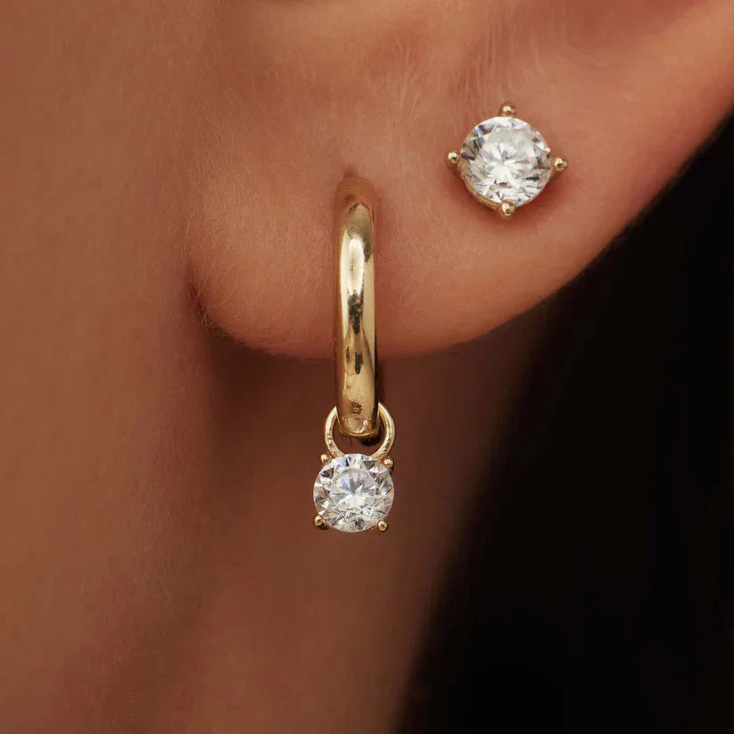 Krizalyssa | Wisiorki z Diamentowym Zawieszeniem 18k Złoto