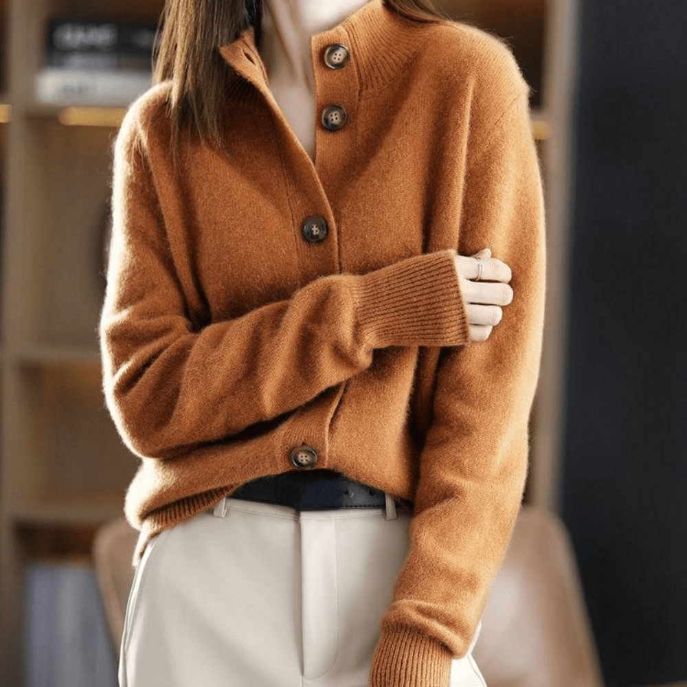 ANNIE | Sweter-Kaszmirowy-Gilet