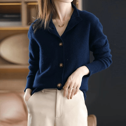ANNIE | Sweter-Kaszmirowy-Gilet