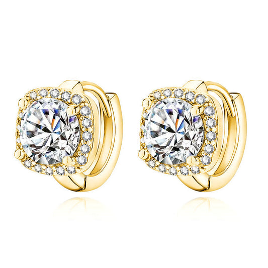 Tinamariel | Kolczyki z Diamentami 18k Złoto