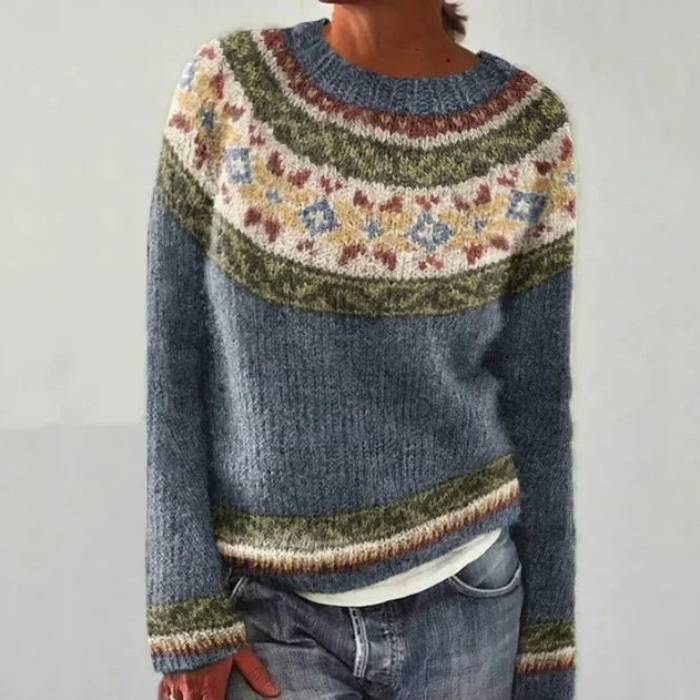 Lucy | Vintage Islandzki Sweter Wełniany