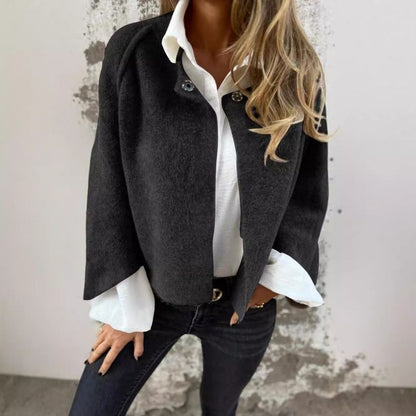 ELISE | Krótka kurtka z eleganckimi, rozszerzającymi się rękawami