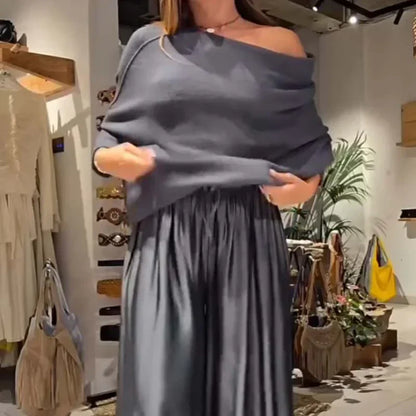 Gala – Elegancki zestaw z dekoltem Bardot