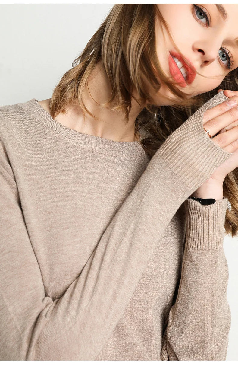 Amelia | Komfortowy sweter z wełny